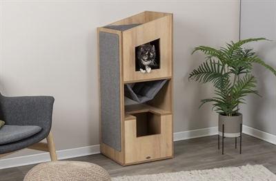 TRIXIE CITYSTYLE CAT TOWER BRUIN / GRIJS