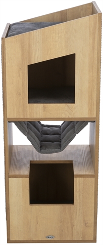 TRIXIE CITYSTYLE CAT TOWER BRUIN / GRIJS