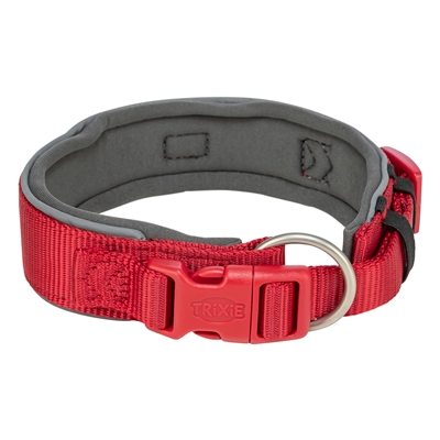 TRIXIE PREMIUM HALSBAND HOND EXTRA BREED ROOD / GRAFIET GRIJS
