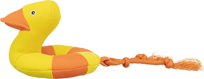 TRIXIE HONDENSPEELGOED AQUA TOY DUCK ON ROPE