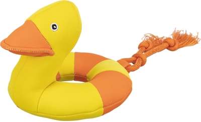 TRIXIE HONDENSPEELGOED AQUA TOY DUCK ON ROPE