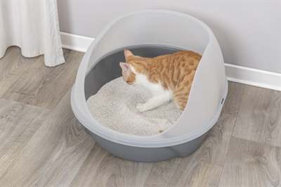 TRIXIE KATTENBAK SIMAO HOGE RAND GRIJS