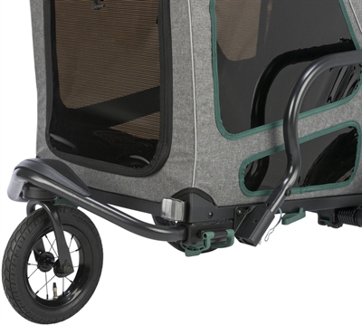 TRIXIE JOGGINGKIT VOOR FIETSKAR 12804 GRIJS / SALIE