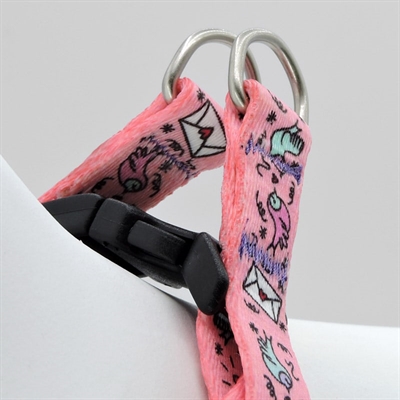MORSO MINI HONDENTUIG VERSTELBAAR GERECYCLED SWEET TWEET ROZE