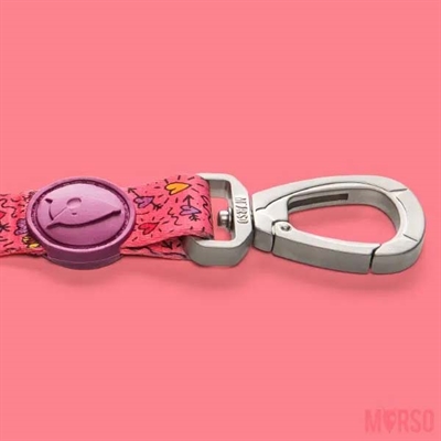 MORSO HONDENRIEM GERECYCLED PINK THINK ROZE