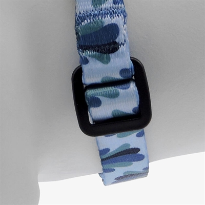 MORSO MINI HONDENTUIG VERSTELBAAR GERECYCLED SPLASH BLAUW