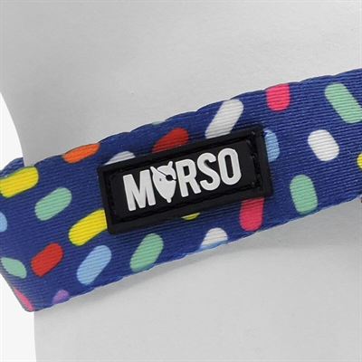 MORSO MINI HARNAIS POUR CHIEN RÉGLABLE RECYCLÉ COLOR INVADERS VIOLET
