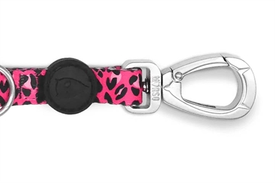 MORSO HONDENRIEM VERSTELBAAR GERECYCLED BUBBLE LEO ROZE