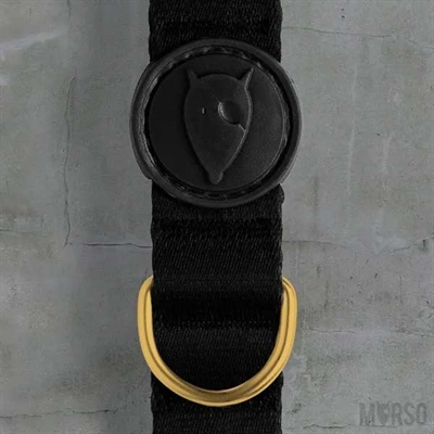 MORSO HALSBAND HOND GERECYCLED GOLD CAVIAR GOUD