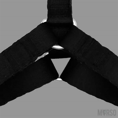 MORSO HONDENTUIG H-TUIG GERECYCLED PURENESS ZWART
