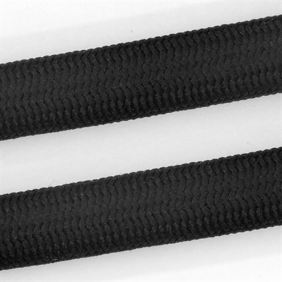 MORSO HALF SLIP HALSBAND HOND SOFT ROPE GERECYCLED BLACK ZWART