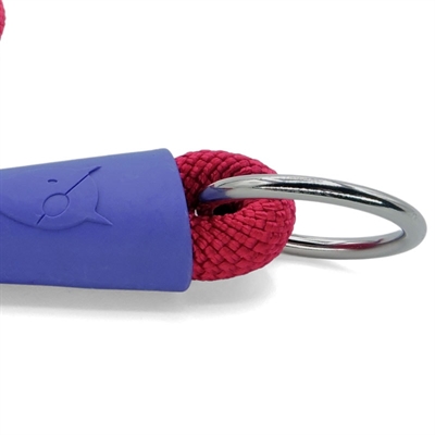 MORSO HALF SLIP HALSBAND HOND REGULAR ROPE GERECYCLED RED VELVET ROOD