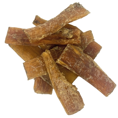 PETSNACK Hondenkauwsnack NEKSPIER 100% gerookt rundsvlees, ondersteunt gebit, smaakvol - Naturel - 30 cm / 1 kg