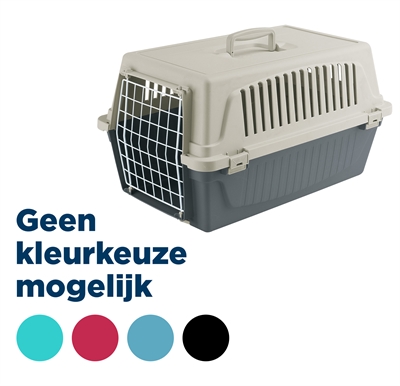FERPLAST Vervoersbox ATLAS Comfortabel duurzaam design - Gemengde kleuren - 48x32,5x29 cm / max 5 kg