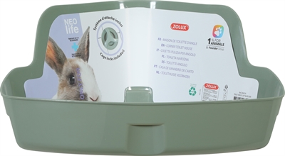 ZOLUX NEOLIFE HOEKTOILET KONIJN GROEN