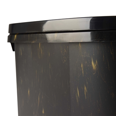 SAVIC KATTENBAK HOP IN MARBLE ZWART / GOUD