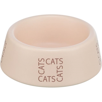 TRIXIE VOERBAK / DRINKBAK KAT CATS KERAMIEK ROZE