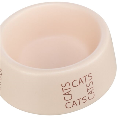 TRIXIE VOERBAK / DRINKBAK KAT CATS KERAMIEK ROZE