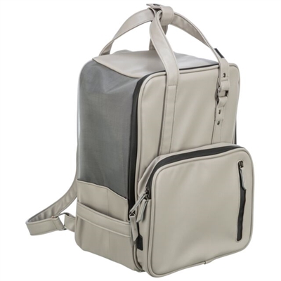 TRIXIE HONDENTAS RUGTAS CITYSTYLE KUNSTLEER LICHTGRIJS