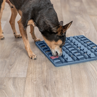 TRIXIE LICK 'N' SNACKMAT SILICONEN BLAUW