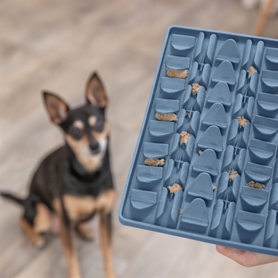 TRIXIE LICK 'N' SNACKMAT SILICONEN BLAUW