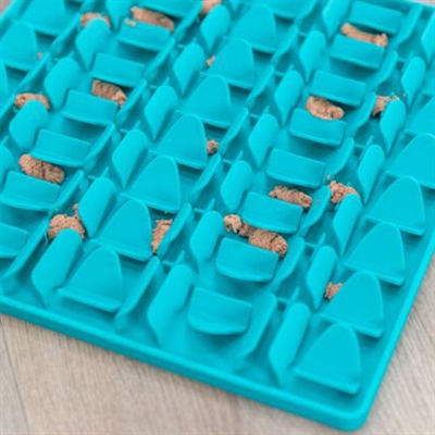 TRIXIE LICK 'N' SNACKMAT SILICONEN BLAUW