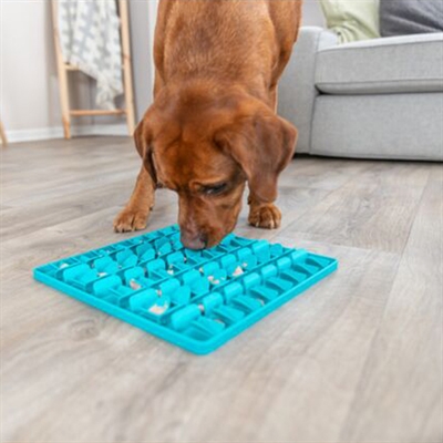 TRIXIE LICK 'N' SNACKMAT SILICONEN BLAUW