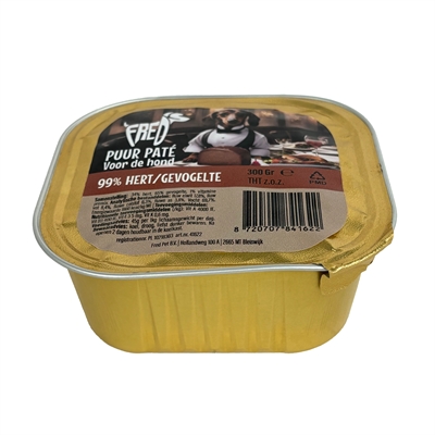 FREDS KUIPJE HOND PUUR HERT / GEVOGELTE