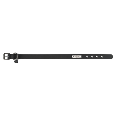 TRIXIE HALSBAND HOND CITYSTYLE PVC ZWART