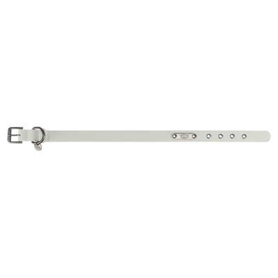 TRIXIE HALSBAND HOND CITYSTYLE PVC LICHTGRIJS