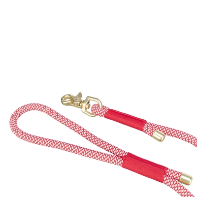TRIXIE HONDENRIEM SOFT ROPE ROOD / CREME