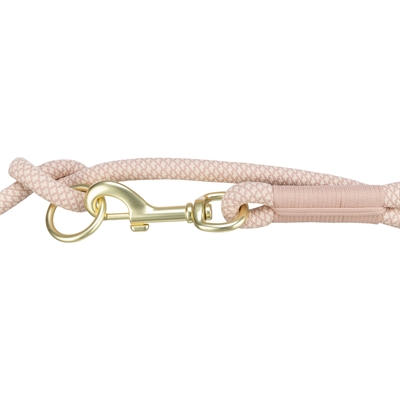 TRIXIE HONDENRIEM SOFT ROPE VERSTELBAAR ROZE / LICHTROZE