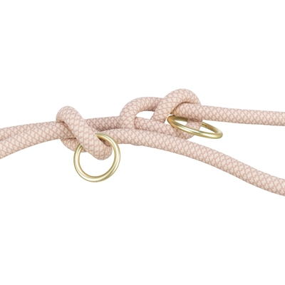 TRIXIE HONDENRIEM SOFT ROPE VERSTELBAAR ROZE / LICHTROZE