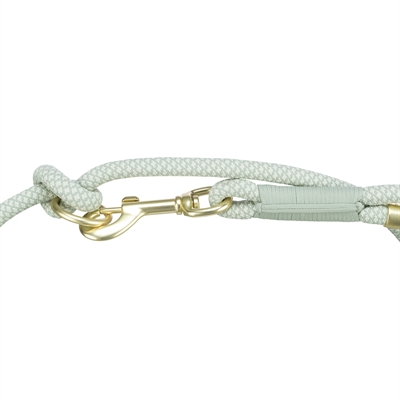 TRIXIE HONDENRIEM SOFT ROPE VERSTELBAAR SALIE / MINTGROEN