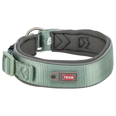 TRIXIE HALSBAND HOND PREMIUM EXTRA BREED SALIE / GRAFIET GRIJS
