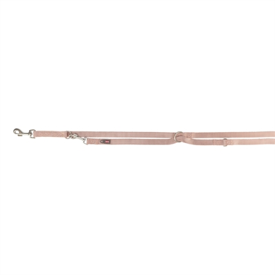 TRIXIE HONDENRIEM PREMIUM VERSTELBAAR BLUSH