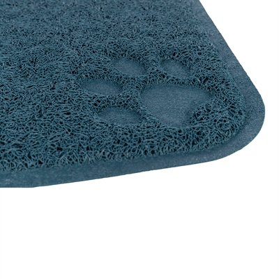 TRIXIE SCHOONLOOPMAT VOOR KATTENBAKKEN PVC BLAUW