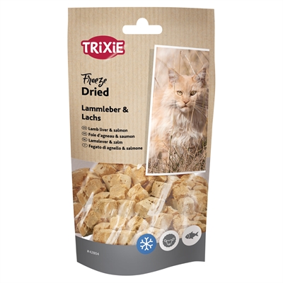 TRIXIE FREEZE DRIED LAMSLEVER EN ZALM
