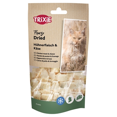 TRIXIE FREEZE DRIED KIPPENVLEES EN KAAS