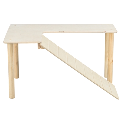 TRIXIE PLATFORM MET HELLING VOOR MUIZEN / HAMSTERS ONBEHANDELD HOUT