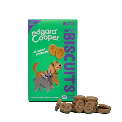 EDGARD & COOPER Hondensnack Adult Biscuit Appel/Bosbes - Graanvrij, verse appel & bosbes - 400 g