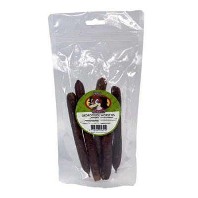 PETSNACK GEDROOGDE WORSTJES