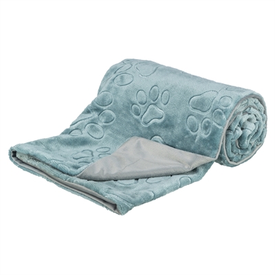 TRIXIE HONDENDEKEN BARRY SOFTPLUCHE BLAUW / GRIJS