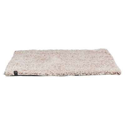 TRIXIE TAPIS DE COUCHAGE CALIDA AVEC GARNISSAGE THERMORÉFLÉCHISSANT BLANC-MARRON