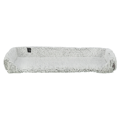 TRIXIE Ligmat Calida Warmtereflecterend, zacht schapenvachtgevoel en slipvast - Wit/Grijs - 60x25 cm