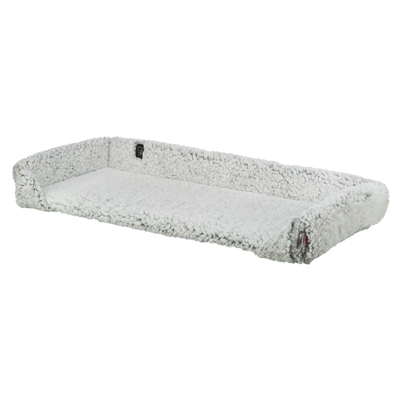 TRIXIE Ligmat Calida Warmtereflecterend, zacht schapenvachtgevoel en slipvast - Wit/Grijs - 60x25 cm