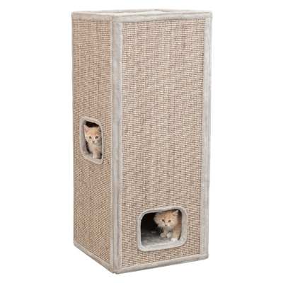 TRIXIE KRABPAAL CAT TOWER JUNO GRIJS