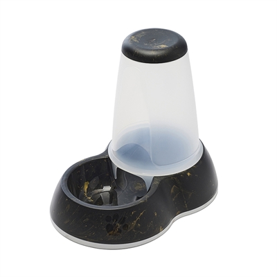 SAVIC VOERDISPENCER LOOP MARBLE ZWART / GOUD