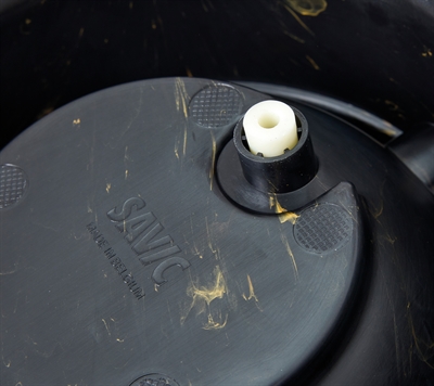 SAVIC BUTLER VOERBAK EN DRINKBAK MET PLATEAU MARBLE ZWART / GOUD