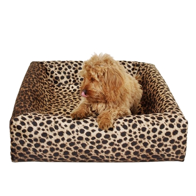 Bia Bed Bezug Premium Leoparden-Print Hundebett Bia-3 70x60 cm
